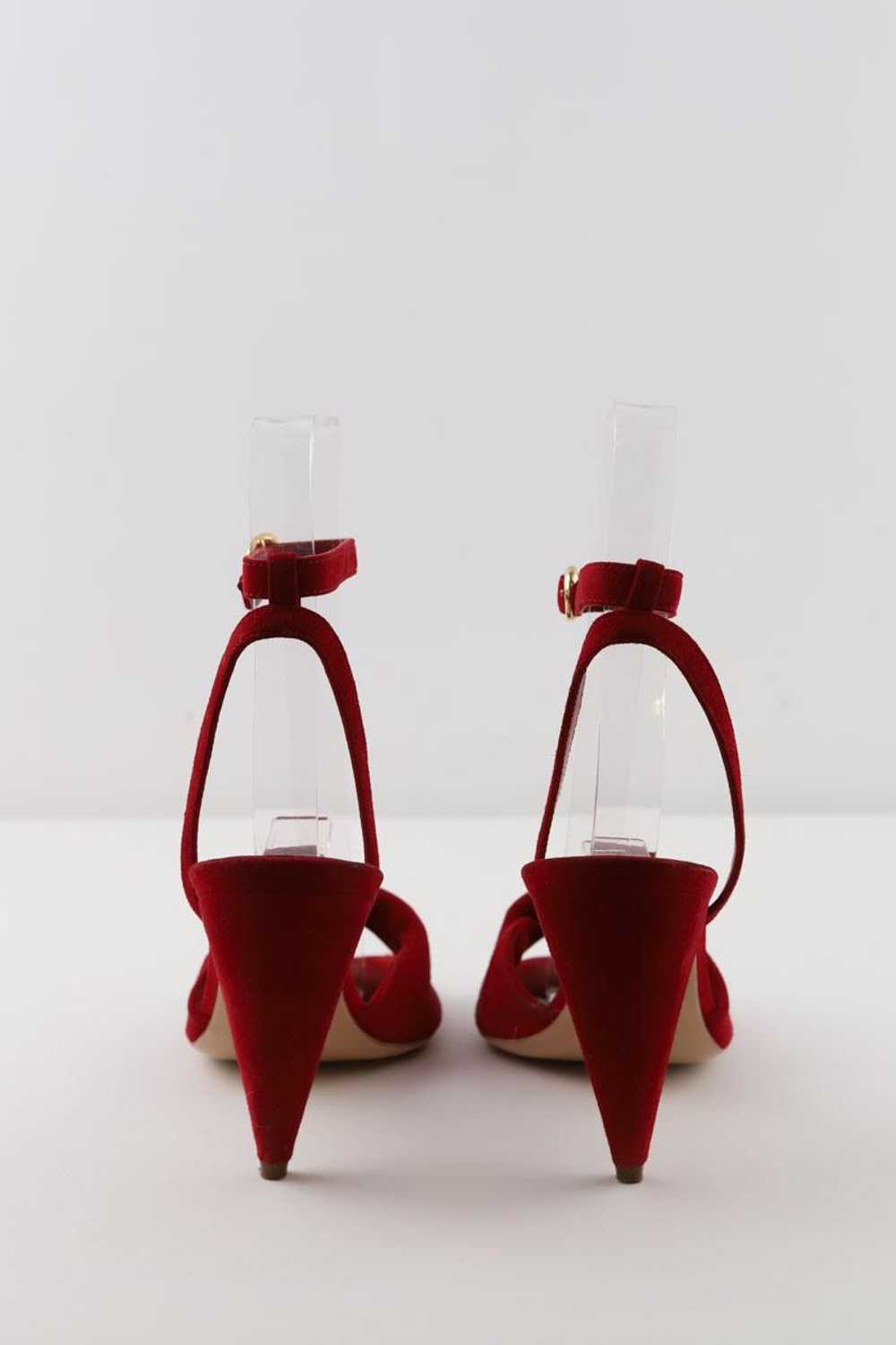 Circular Clothing Talons en cuir Maje rouge. Mati… - image 2