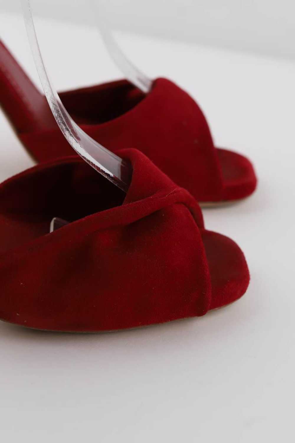 Circular Clothing Talons en cuir Maje rouge. Mati… - image 3