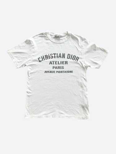 Dior Dior White Atelier Faded Logo Tee