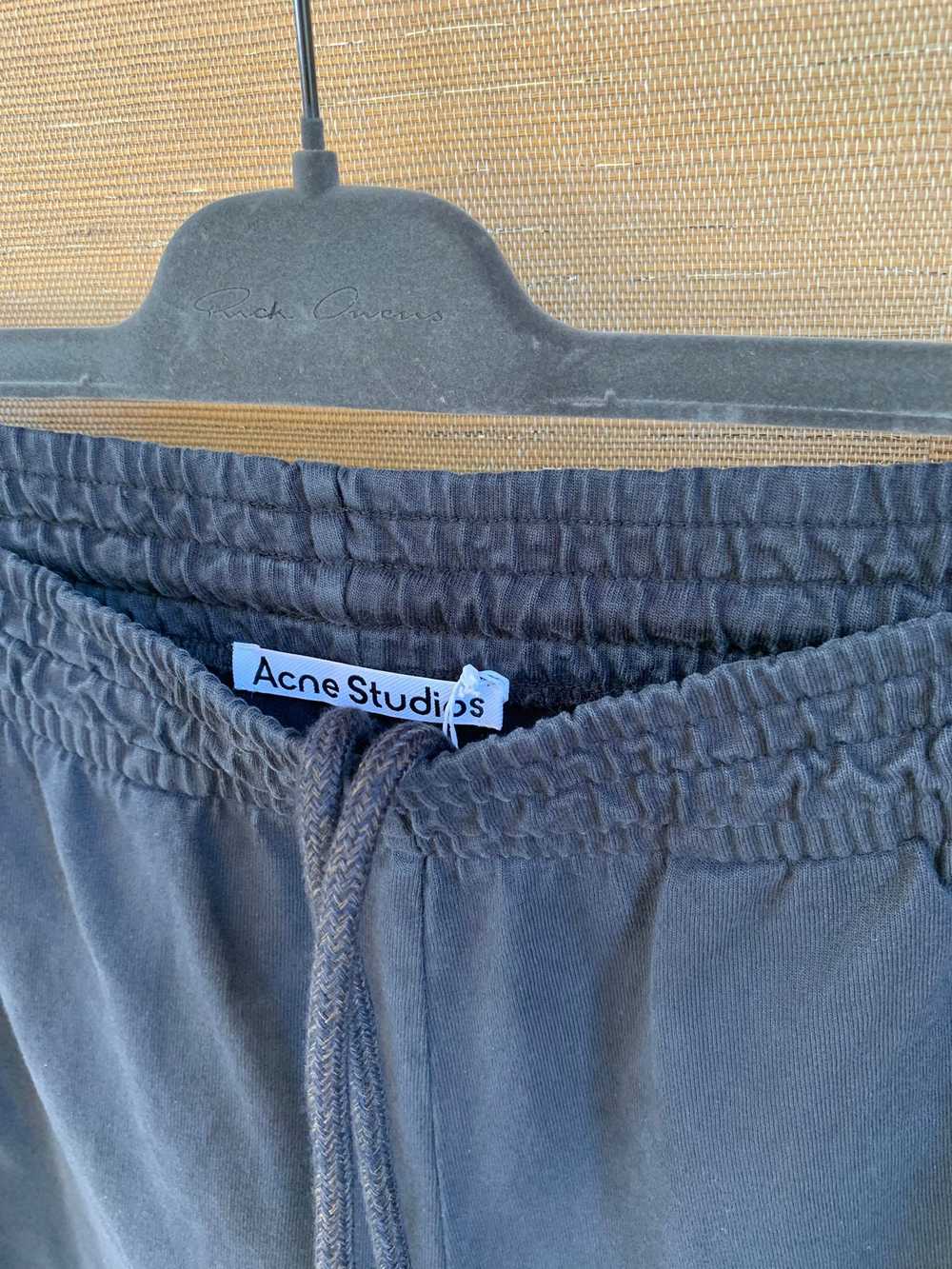 Acne Studios Logo Sweat Shorts in Black - image 5