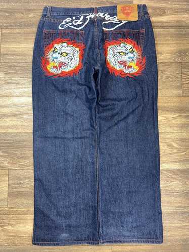 Ed Hardy × Japanese Brand × Jnco Y2k ED HARDY Bagg