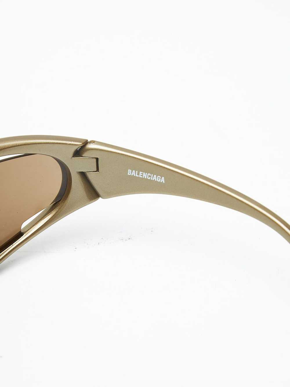 Balenciaga Bronze Sport Sunglasses - image 4