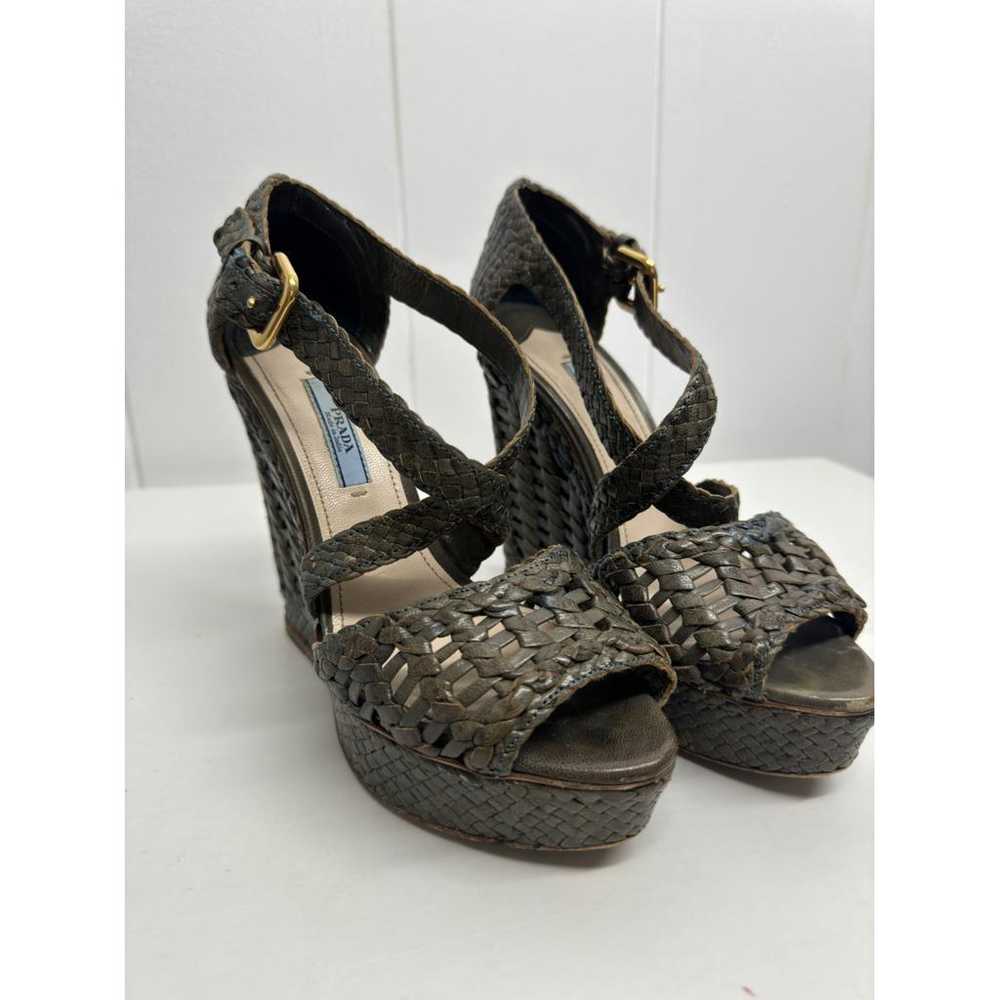 Prada Tweed sandals - image 2