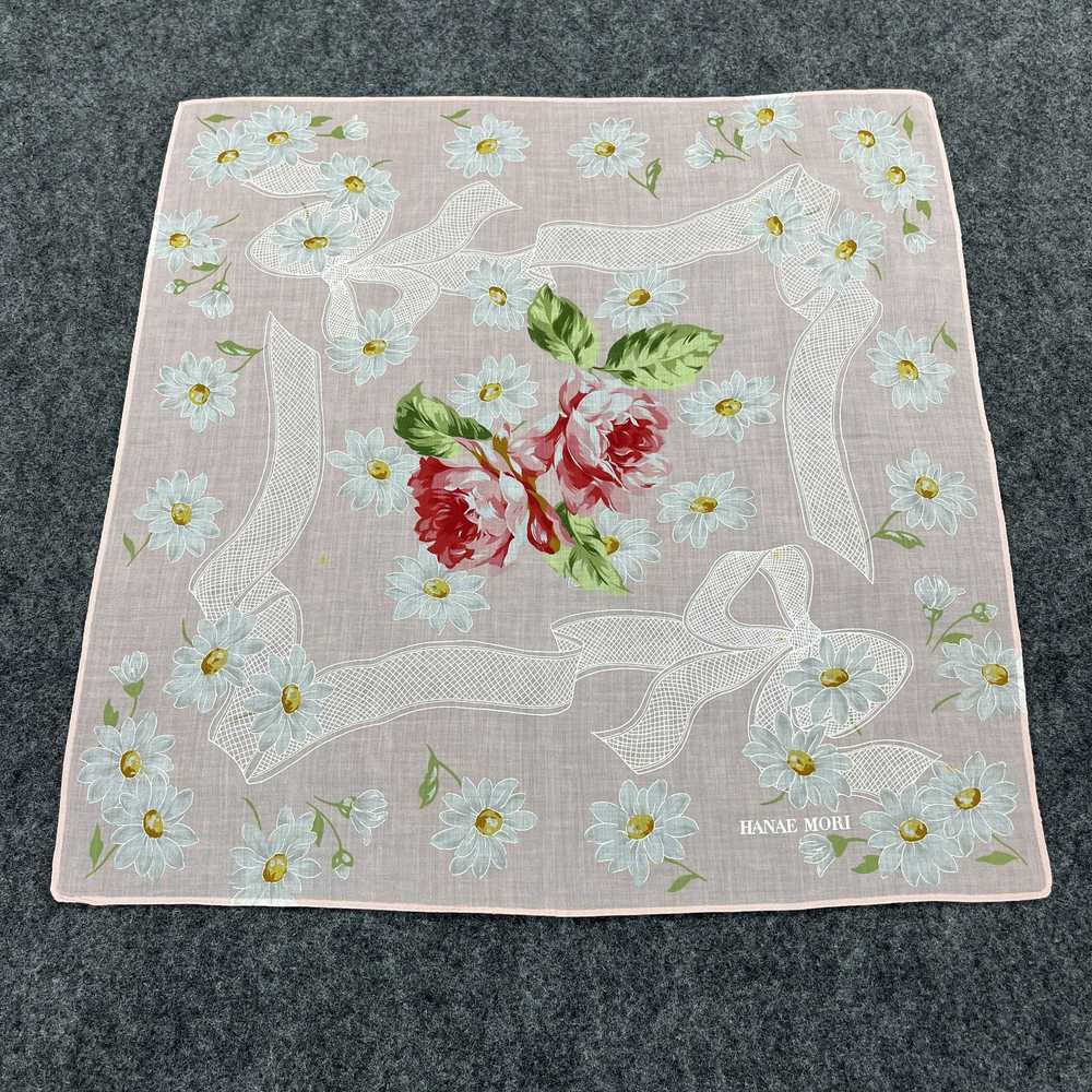 Japanese Brand Hanae Mori Bandana / Handkerchief … - image 9