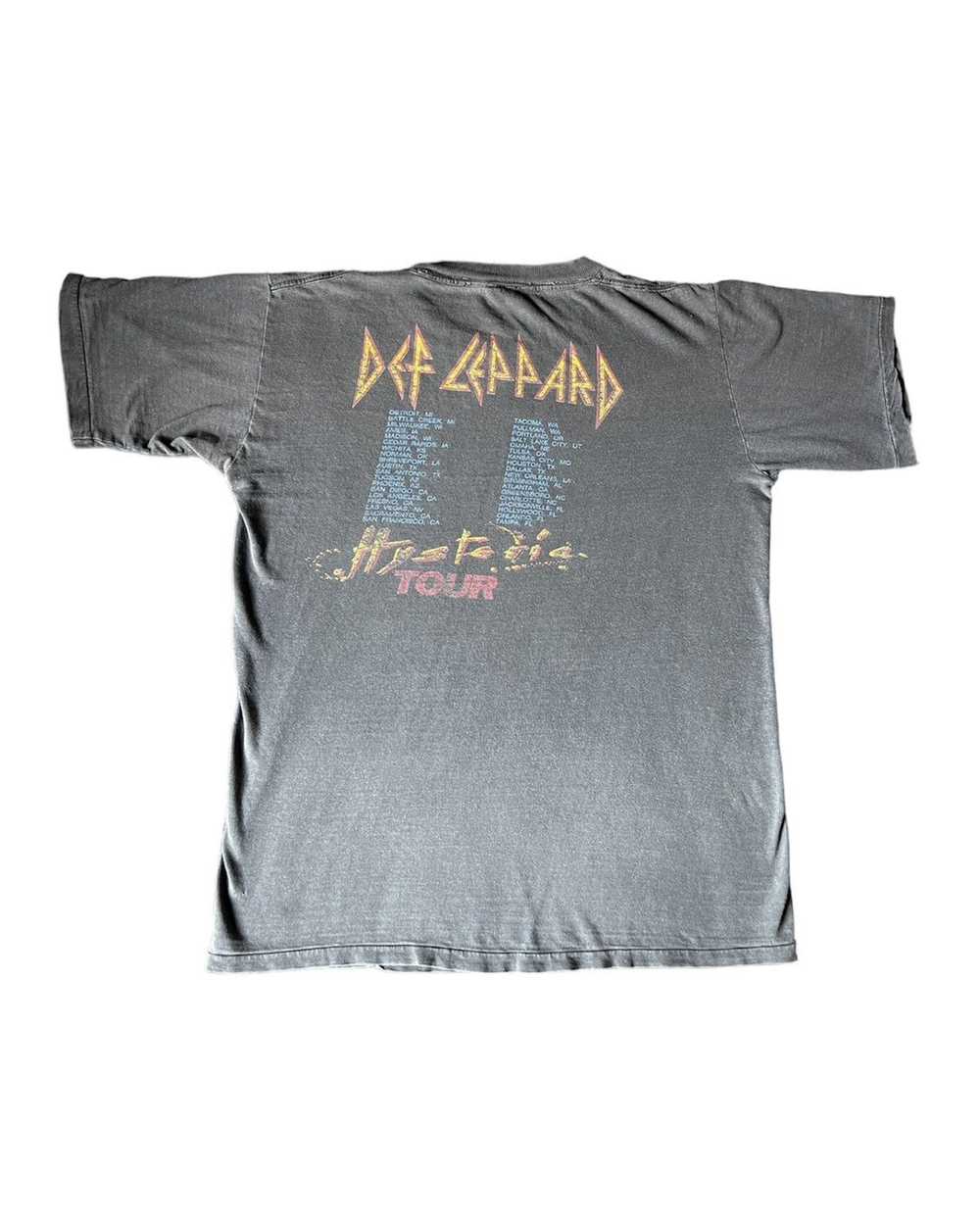 Band Tees × Streetwear × Vintage 1987 Def Leppard… - image 2