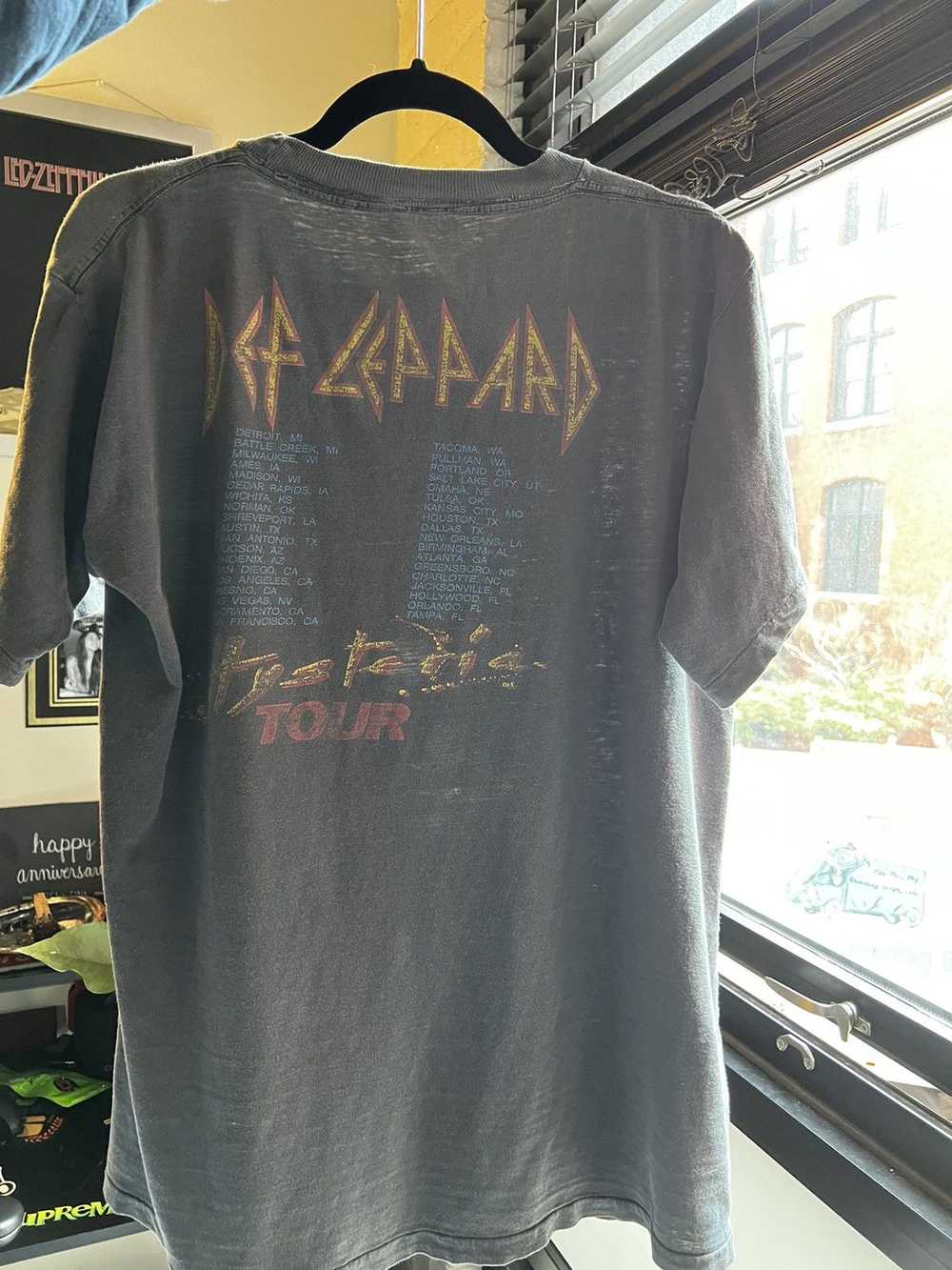 Band Tees × Streetwear × Vintage 1987 Def Leppard… - image 7