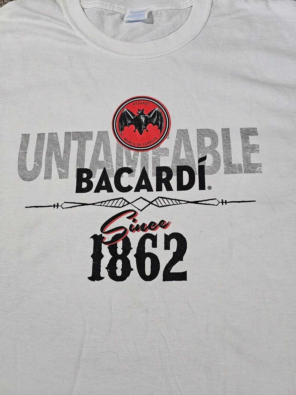 Designer Untameable Bacardi Rum Since 1962 White … - image 2