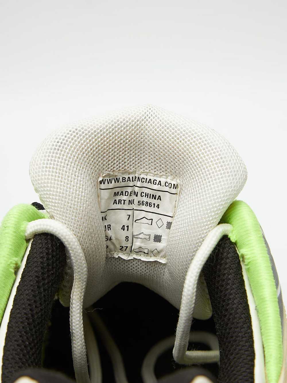 Balenciaga White and Neon Green Track 2 Sneakersss - image 7