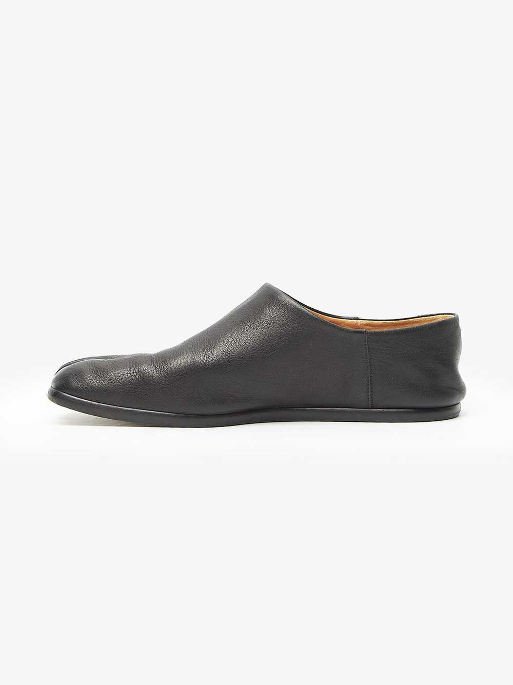 Maison Margiela Black Leather Tabi Mules - image 3