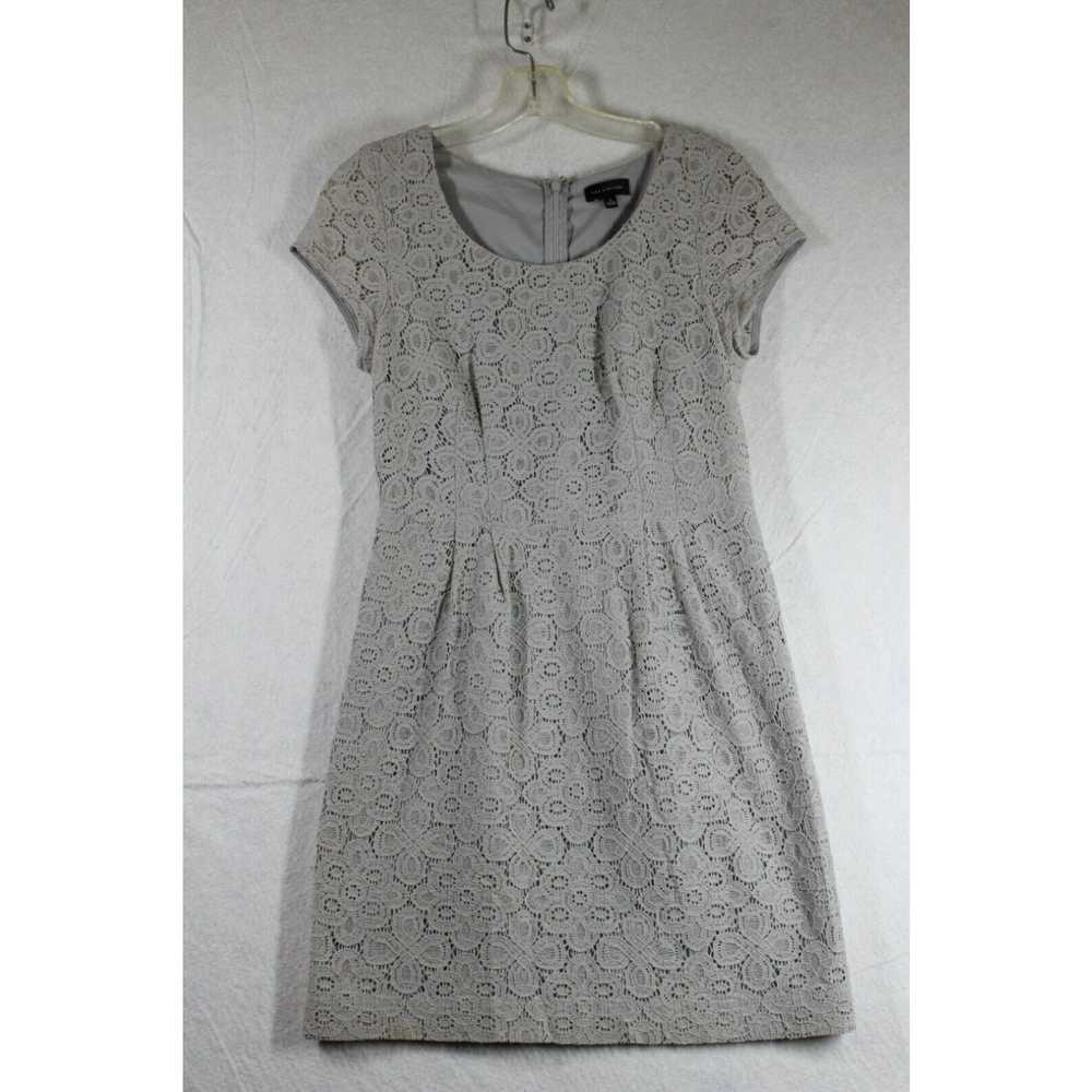 Vintage The Limited Dress Gray Size 2 Eyelet Cap … - image 1