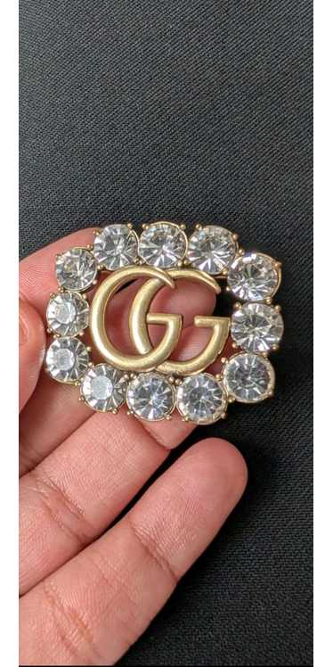 Gucci crystal brooch - Gem