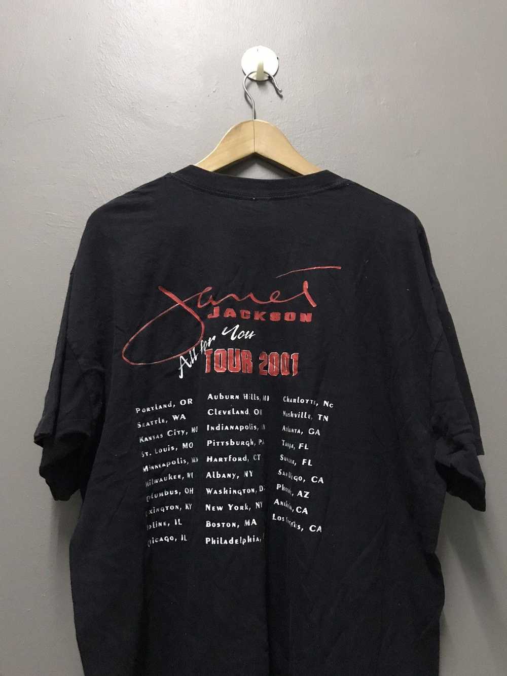 Rap Tees × Vintage VTG JANET JACKSON TOUR 2001 AL… - image 4