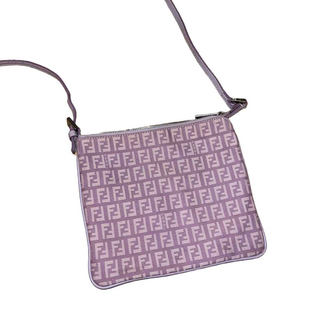 Fendi FENDI Zucca Cross Body Bag Pink - image 1