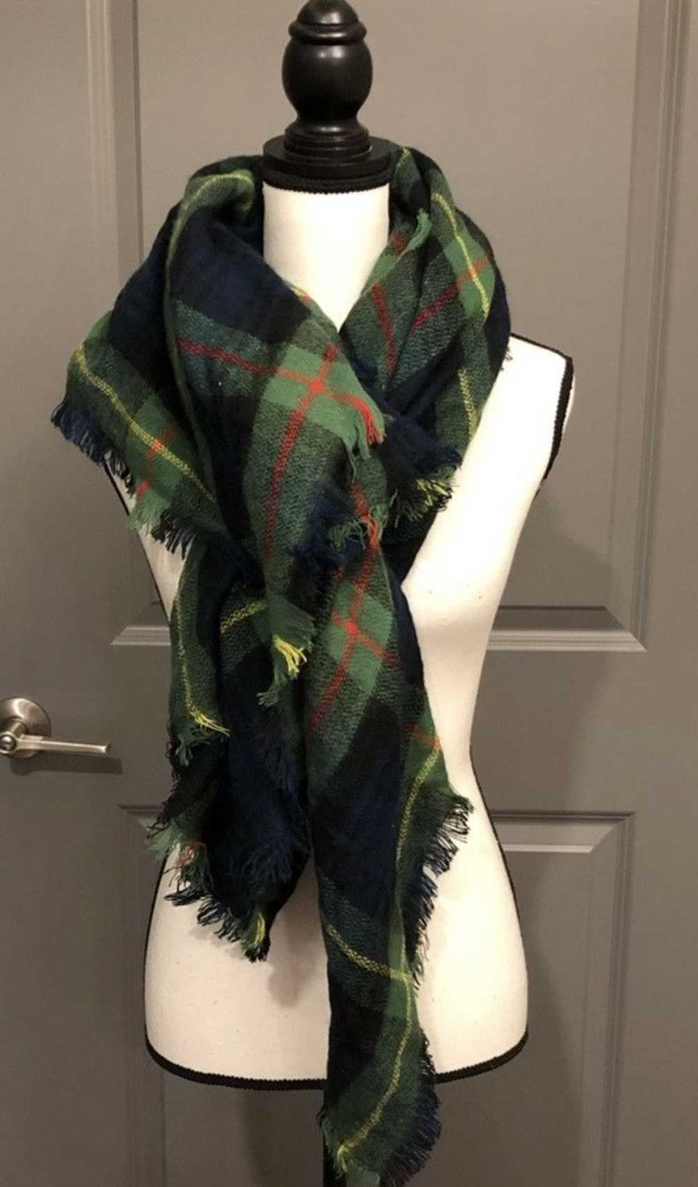 Other Plaid Scarf - image 1