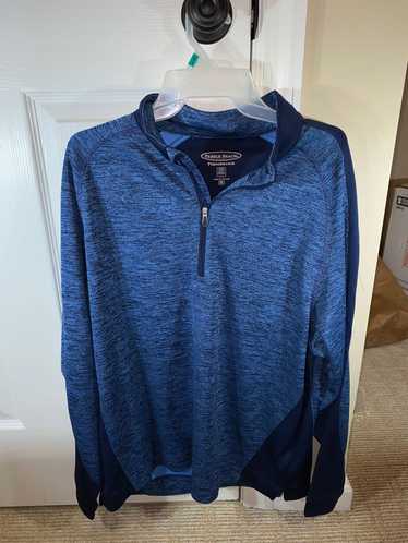 Nike Pebble Beach Performance Fit Zipper Blue T-sh