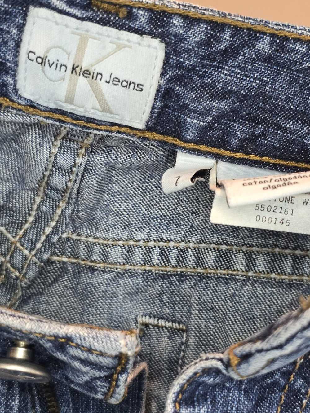 Calvin Klein vintage Calvin Klein Denim Jeans Fla… - image 5