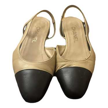 Chanel Slingback leather ballet flats - image 1