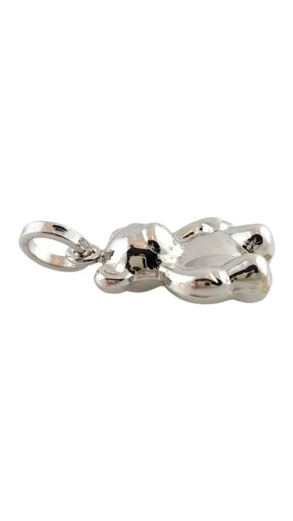 18 Karat White Gold Teddy Bear Charm #18216 - image 3