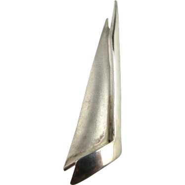 Sterling Silver Modernist Pin