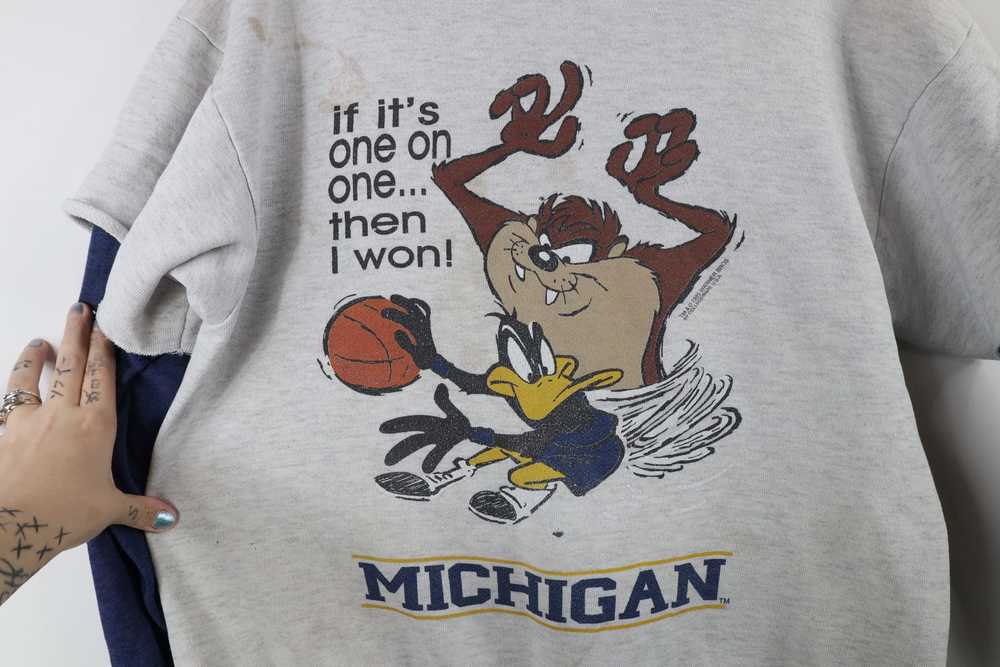 Vintage Vintage 90s Looney Tunes of Michigan Bask… - image 4