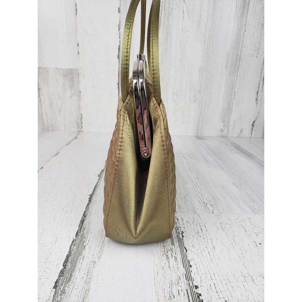 Other Liz Claiborne Nylon Metallic Gold Handbag W… - image 7