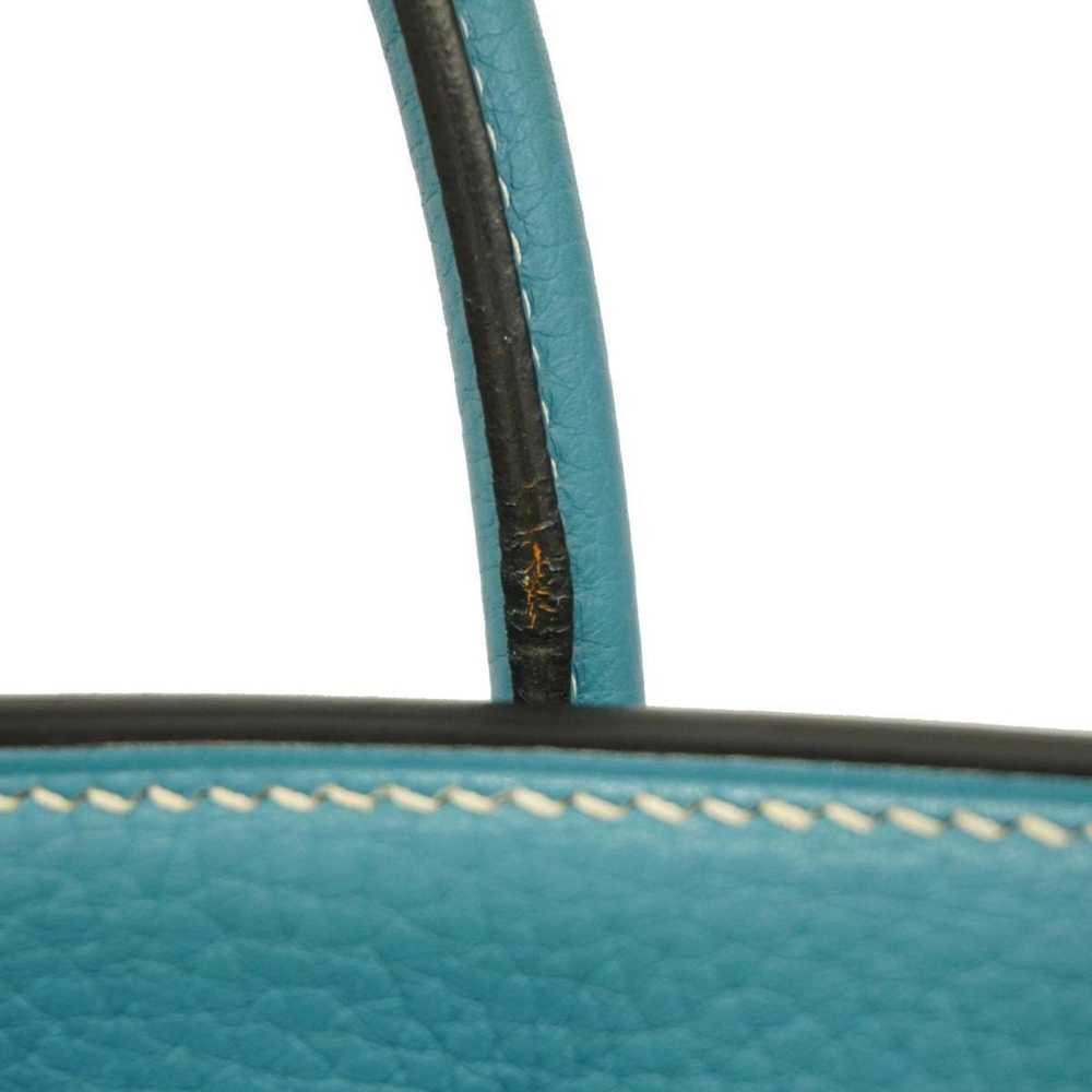 Hermes Hermes handbag Birkin 30 □I stamp Taurillo… - image 9