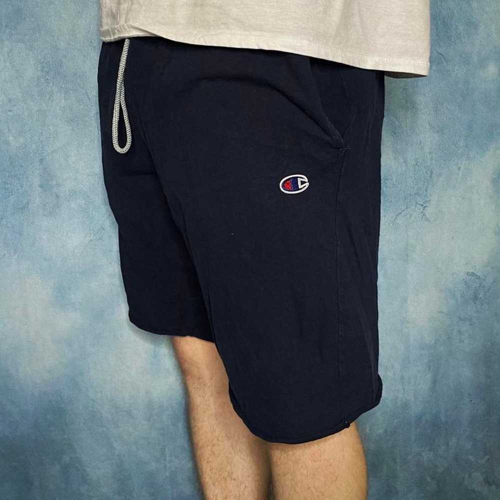 Champion × Streetwear × Vintage Navy Blue Champio… - image 1