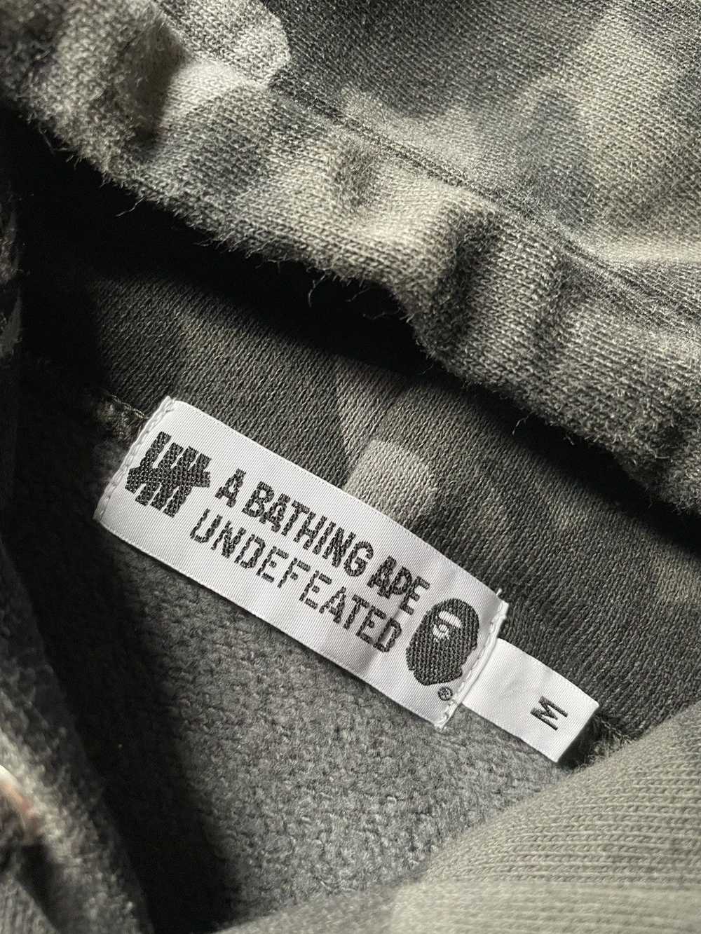 Bape Bape x UNDFTD Grey Camo Logo Pullover Hoodie - image 6