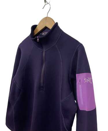 Arc'Teryx × Polartec Arc’teryx purple half zipper… - image 1