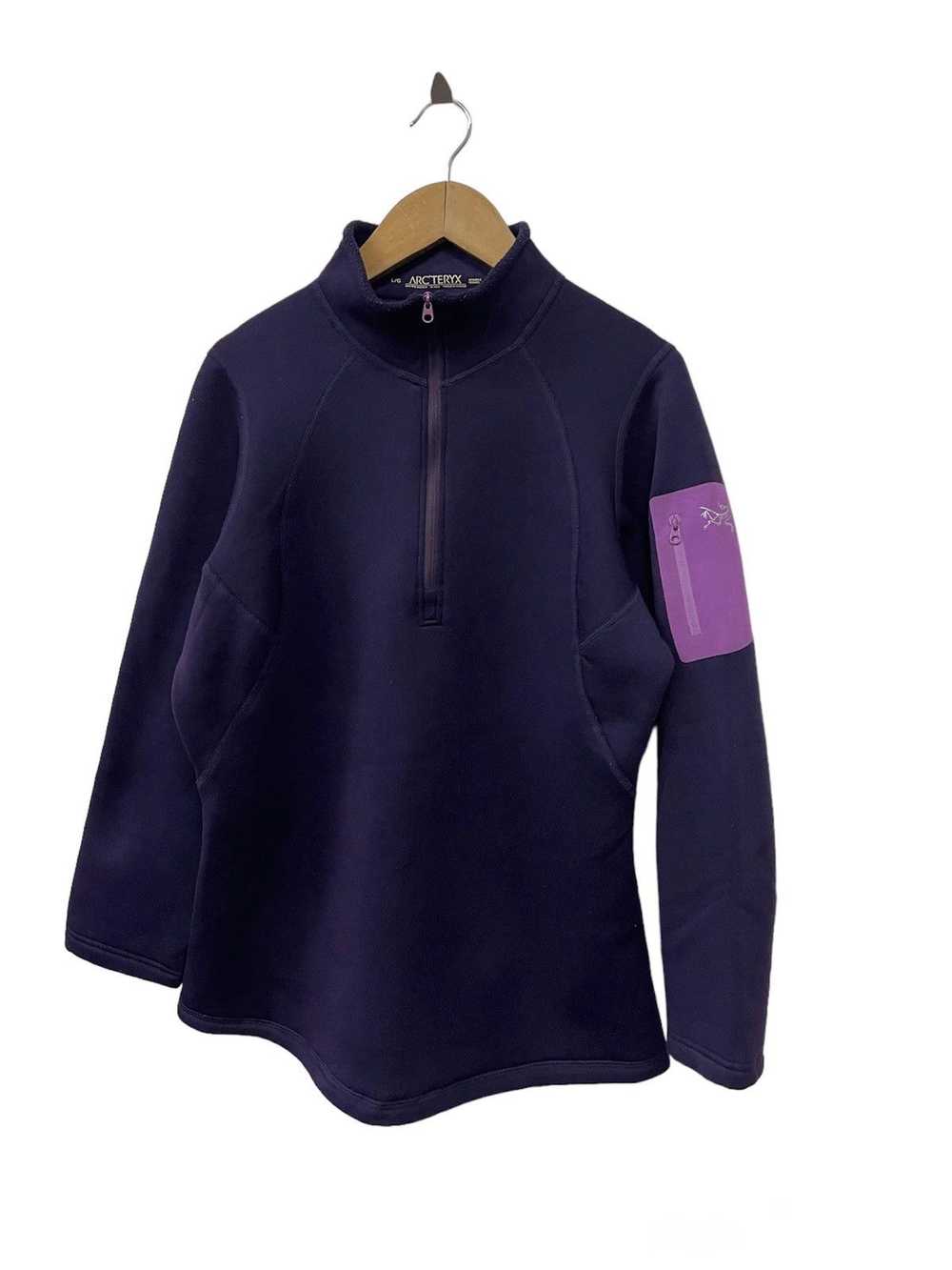 Arc'Teryx × Polartec Arc’teryx purple half zipper… - image 2