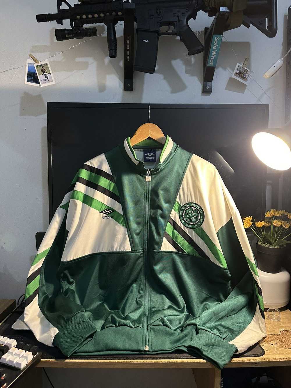 Umbro Vtg 1996 Celtic Umbro Track Jacket - image 1