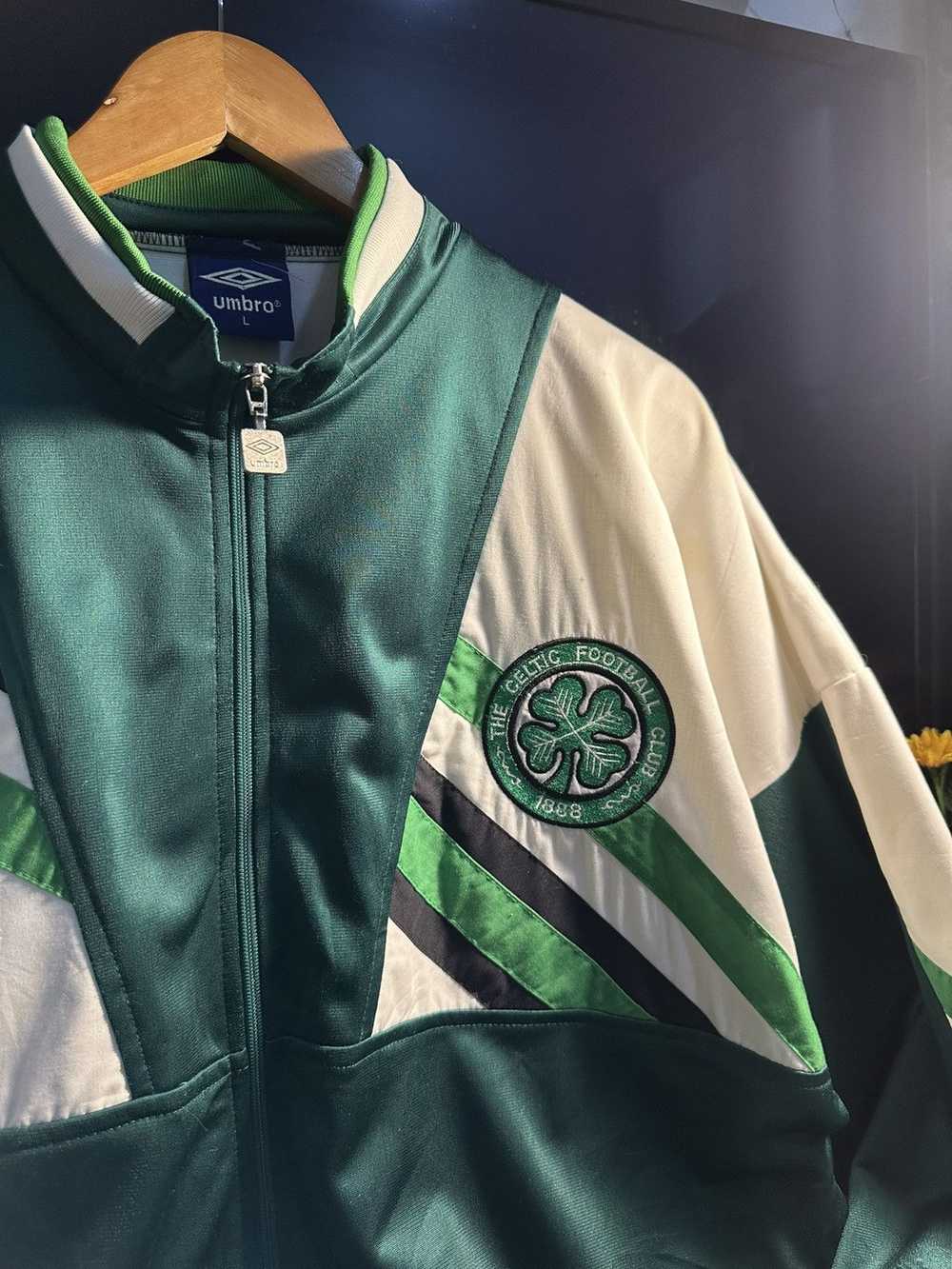 Umbro Vtg 1996 Celtic Umbro Track Jacket - image 4