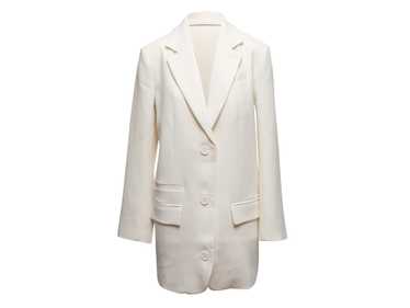 White Shonajoy Longline Blazer Size US 4 - image 1