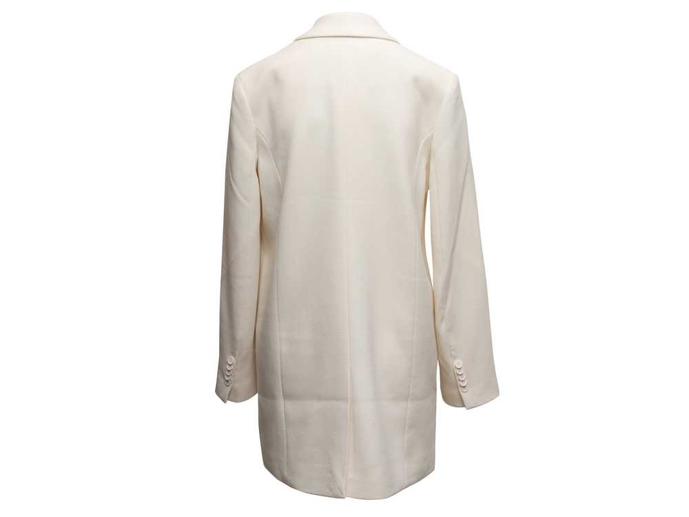 White Shonajoy Longline Blazer Size US 4 - image 5