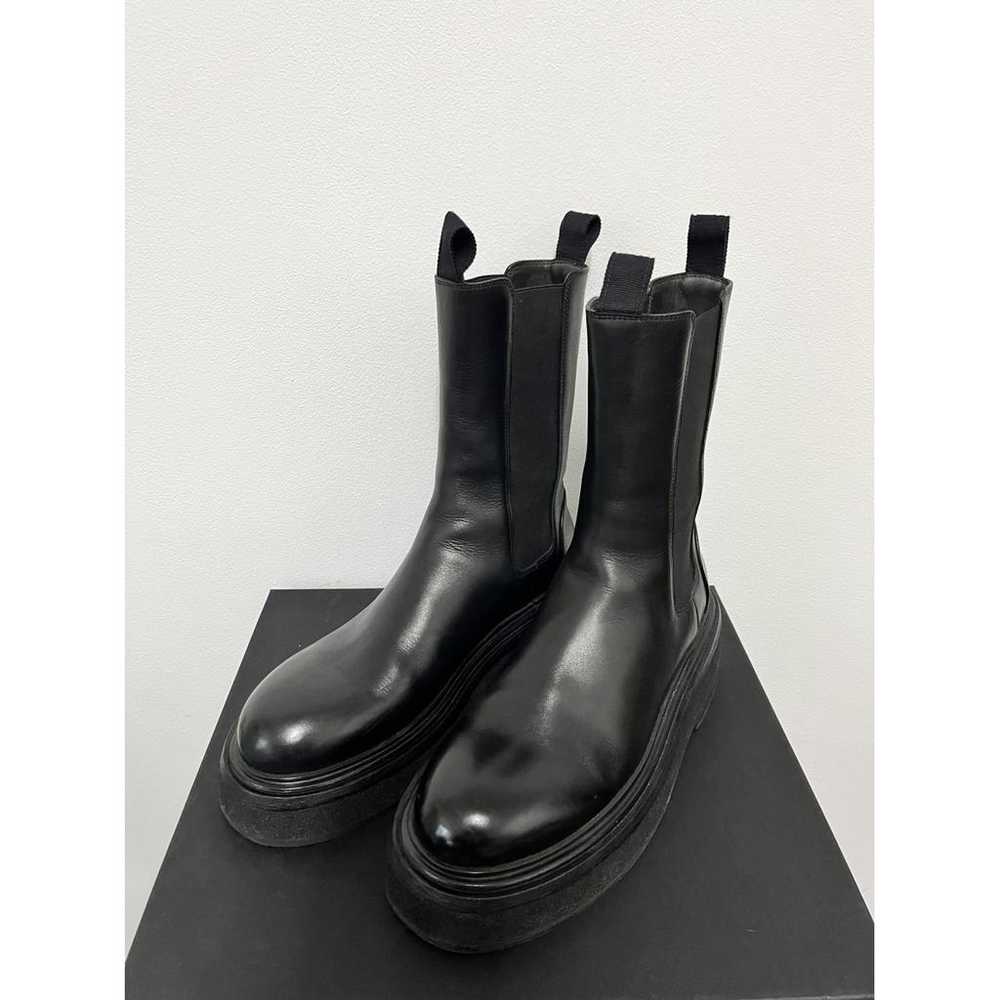 Marsèll Leather biker boots - image 8