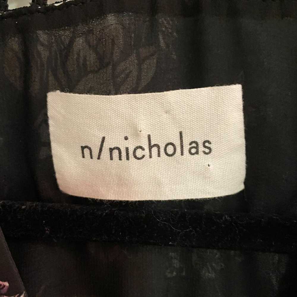 Nicholas N/ Nicholas Floral Print Georgette Lace-… - image 4