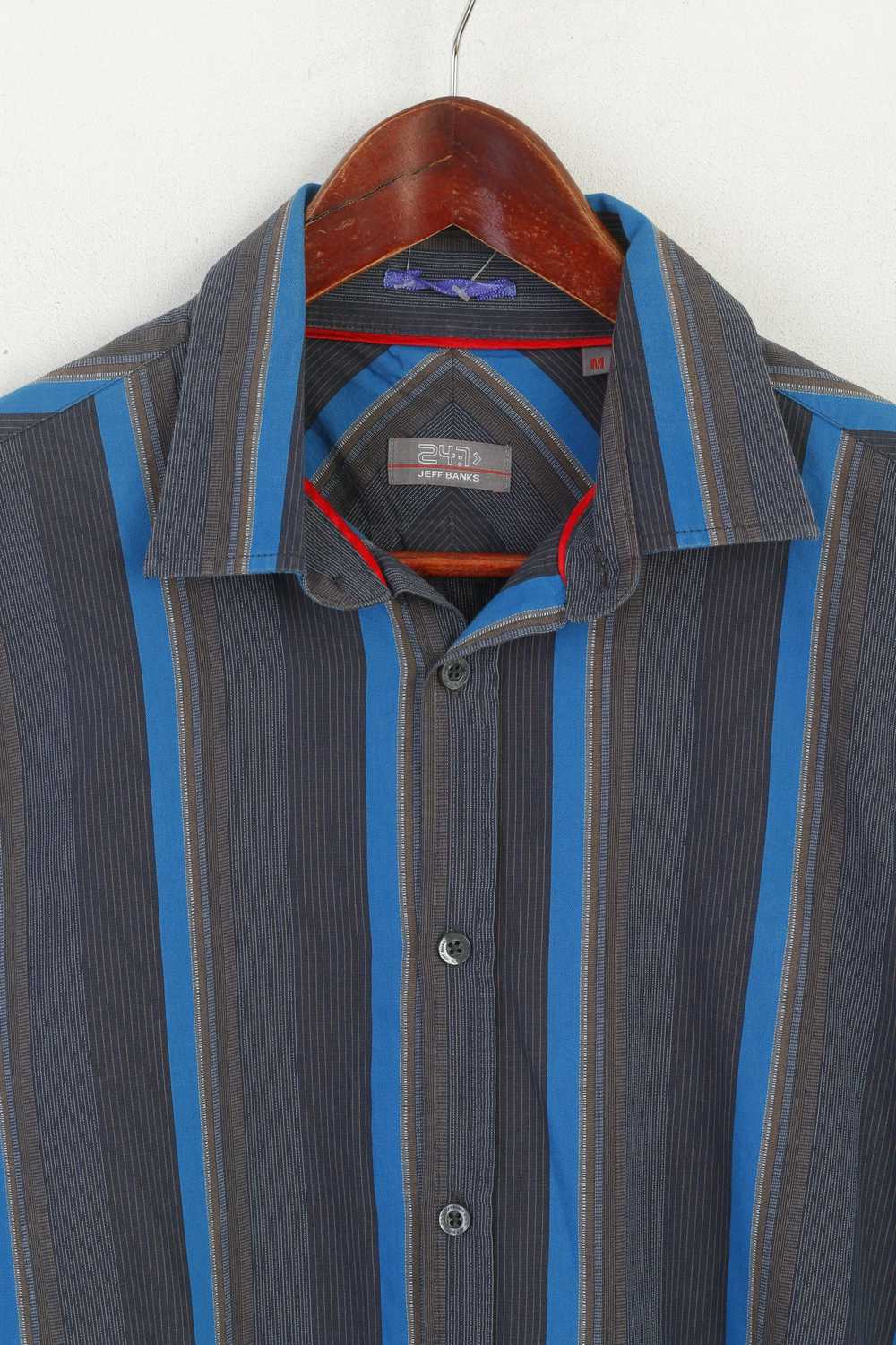 Jeff Banks Jeff Banks 24:7 Men M Casual Shirt Blu… - image 2