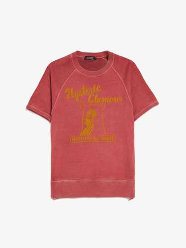 Hysteric Glamour Red Washed Girl Knitted Cotton T… - image 1