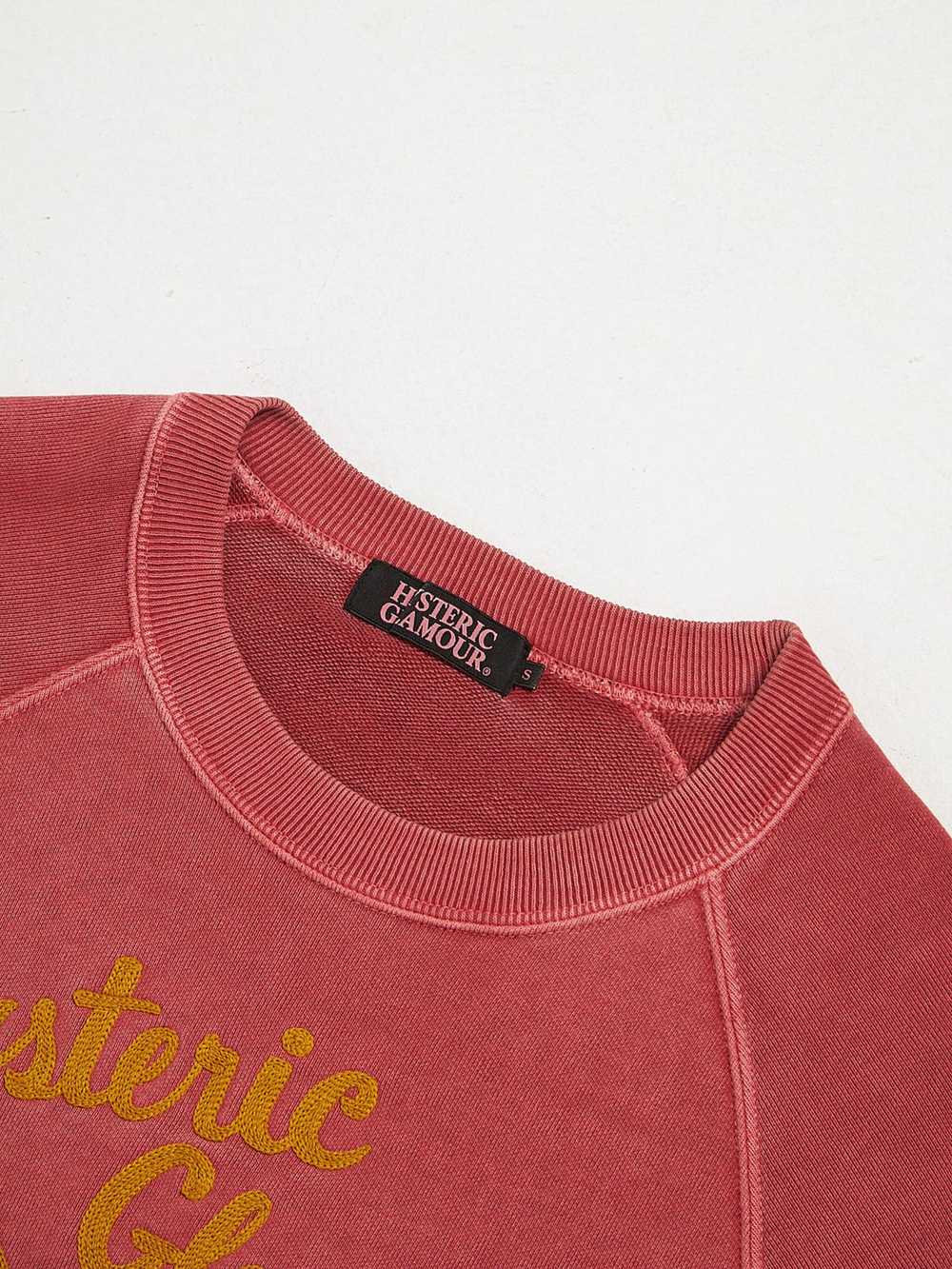 Hysteric Glamour Red Washed Girl Knitted Cotton T… - image 3