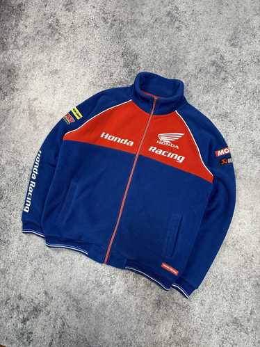 Honda × Racing × Streetwear Y2K Honda Racing Zip U