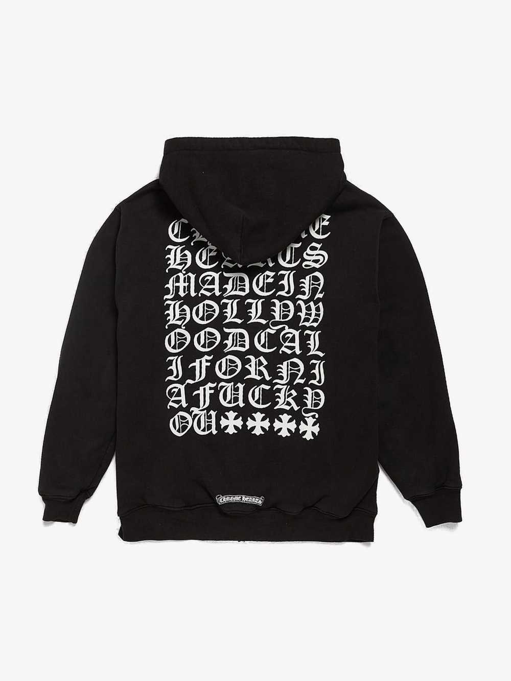 Chrome Hearts Black Classic Logo Double Layered Z… - image 2