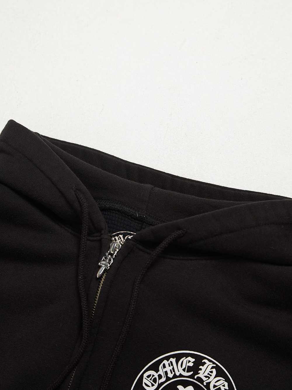 Chrome Hearts Black Classic Logo Double Layered Z… - image 3