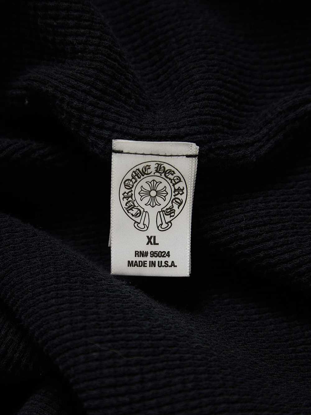 Chrome Hearts Black Classic Logo Double Layered Z… - image 4