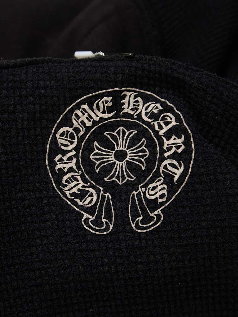 Chrome Hearts Black Classic Logo Double Layered Z… - image 6