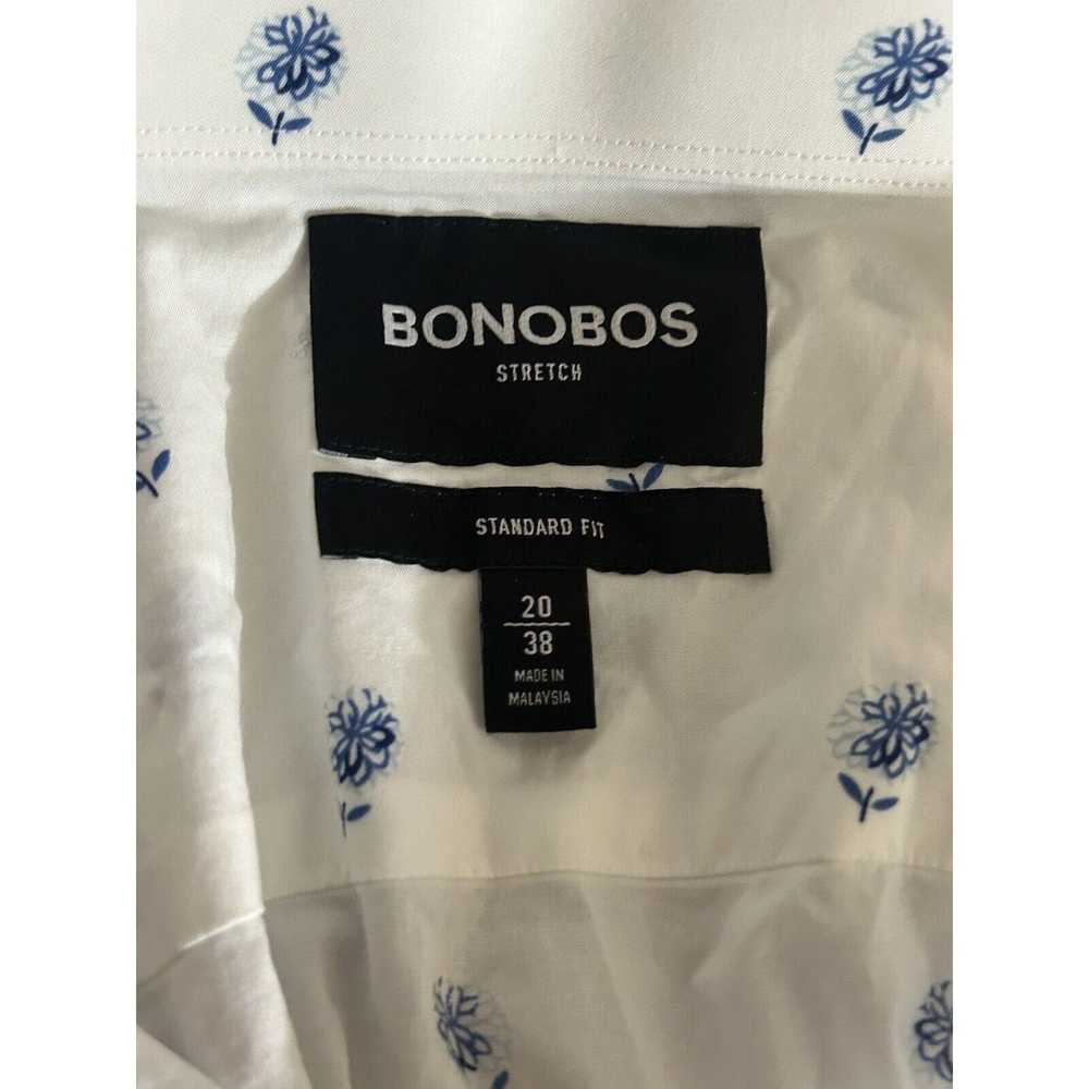 Bonobos Bonobos Stretch White Long Sleeve Floral … - image 3