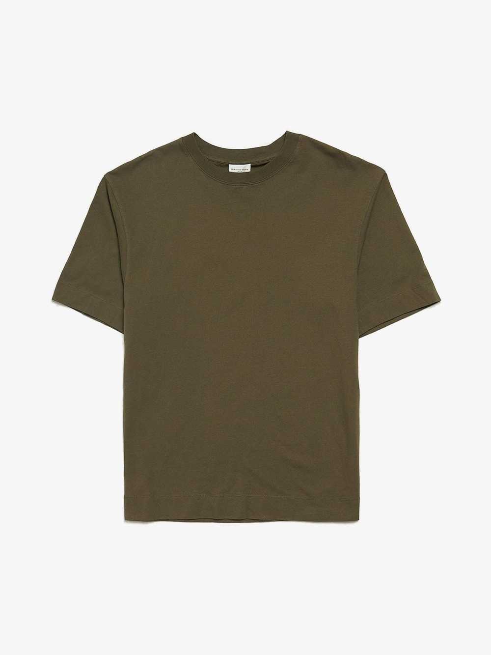 Dries Van Noten Olive Oversized T-Shirt - image 1