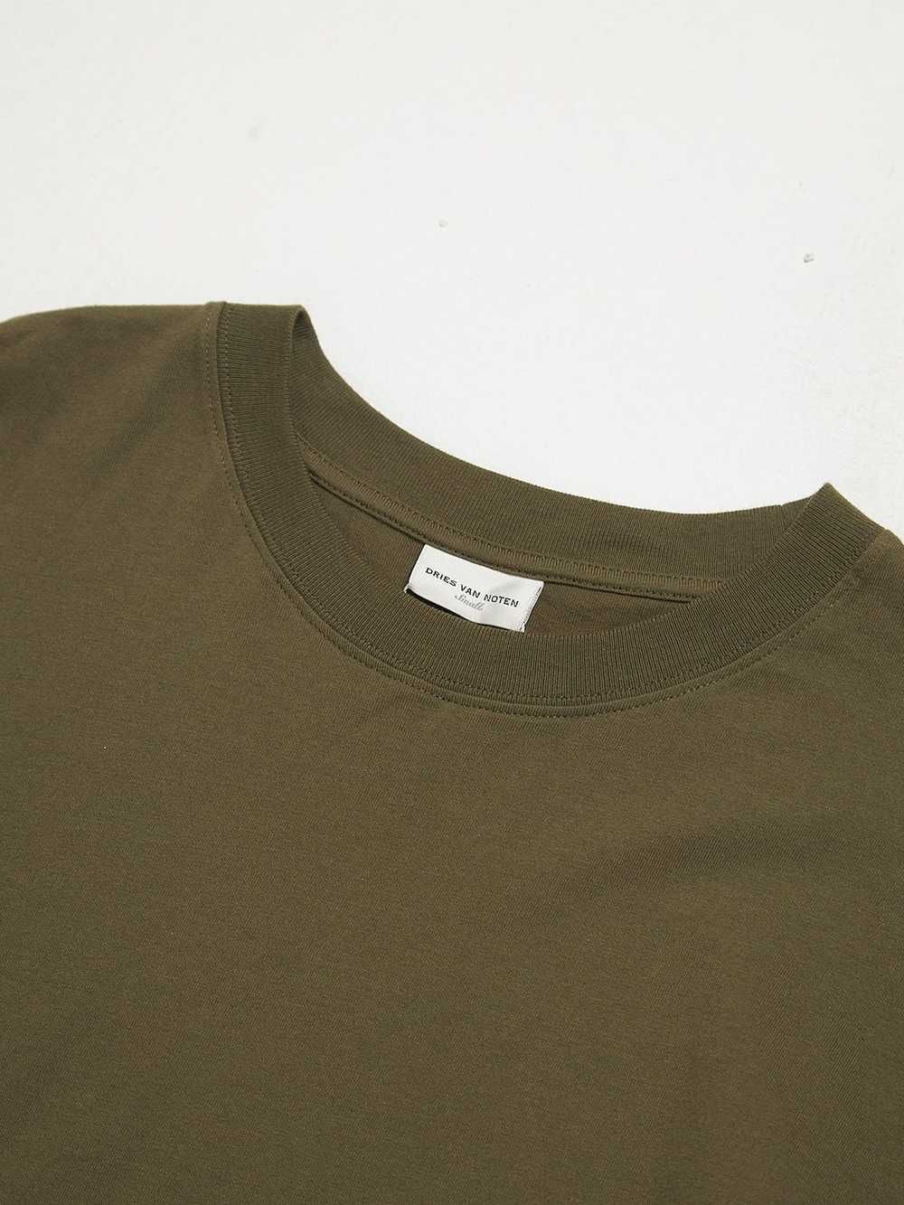 Dries Van Noten Olive Oversized T-Shirt - image 3