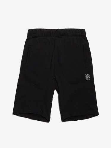 Chrome Hearts Black Logo Printed Cotton Shorts