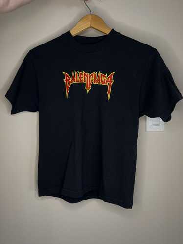 Balenciaga Balenciaga heavy metal baby tee - image 1