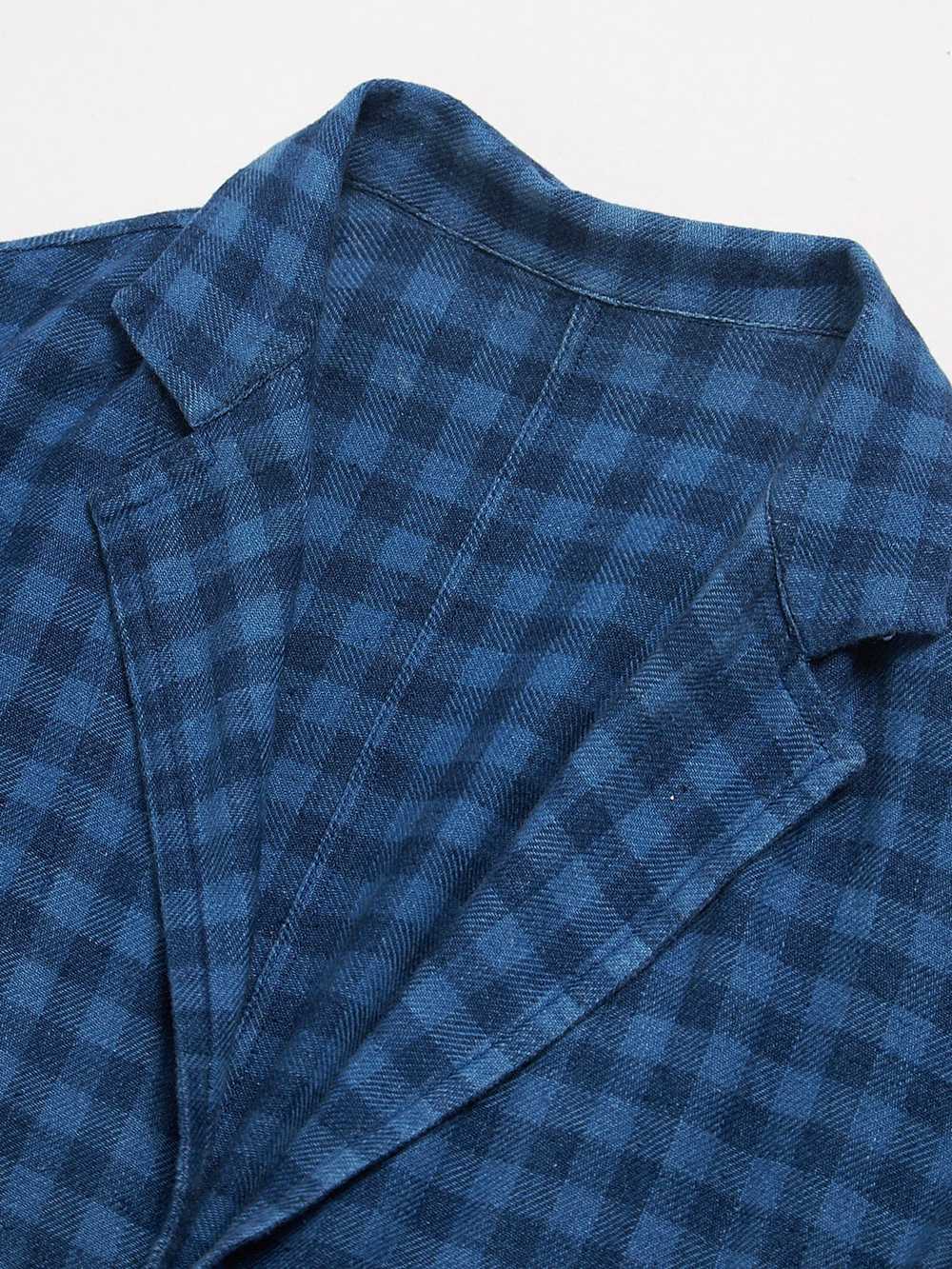 Umit Benan Blue Checkered Shirt - image 3